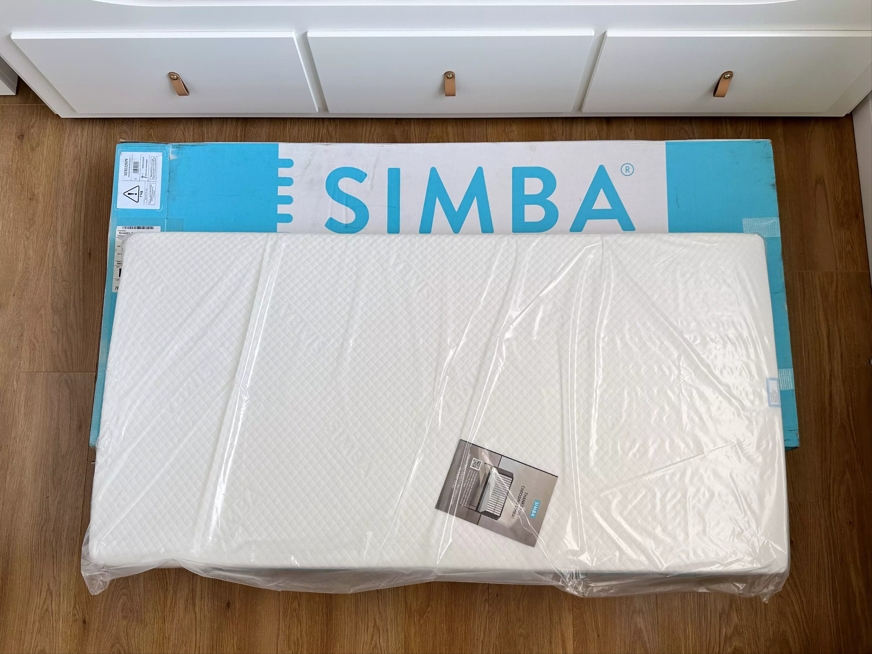 simba cot mattress box